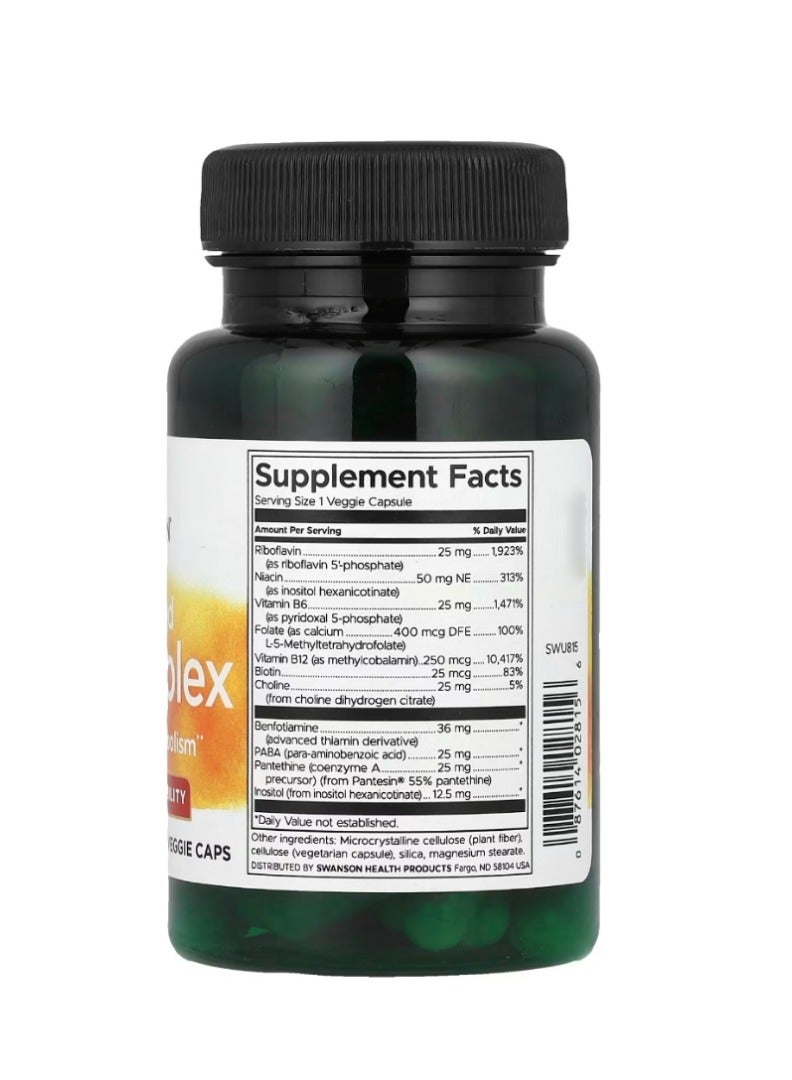 سوانسون 60 كبسولة نباتية من مركب B المنشط - Image 2