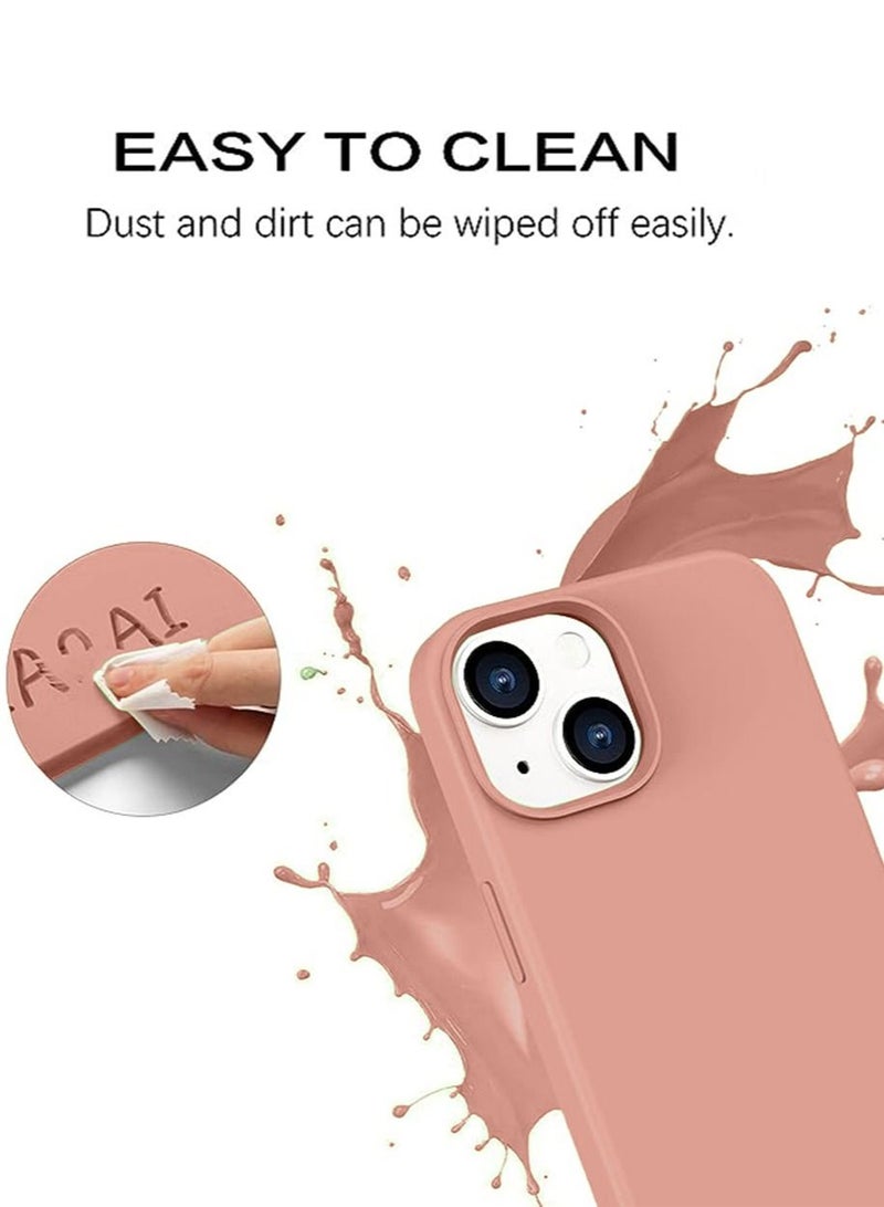 iPhone 15 Plus Mobile Cover with Soft Liquid Silicone Protection Anti-Scratch Shockproof Accessories Slim Protective Back Cover with Comfortable Hold Touch Feeling and Anti-fingerprint - Image 3