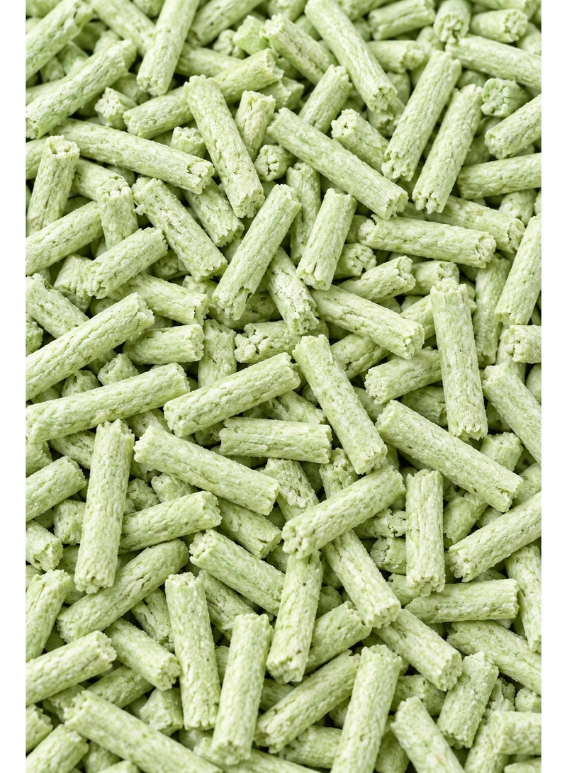 Master Gold Tofu Cat Litter, Green Tea Scent, Fast Clumping, Odor Control, 99% Dust-Free, 6L - Image 2