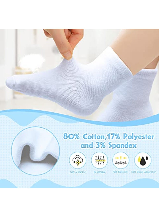 Bluejw 6 Pairs  Non Slip Grip Ankle Boys and Girls Socks with Non Skid for Babies Toddlers and Kids Back to School, Breathable Low Cut Anti Skid Socks for Kids - Image 4