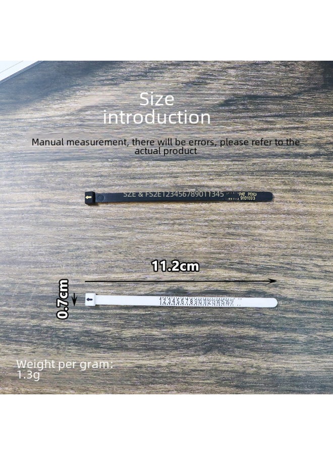 U.S. Ring Finger Circumference Measurement Belt Size Hand Circumference Finger Size Measurement Ring Manufacturers-Model:Black Beauty Measuring Tape 1G  - Image 3