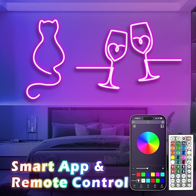 RIEO Hub RIEO USB Powered Smart RGBIC Neon Flex LED Strip Lights Multicolor Chasing Dream Color IP64 Waterproof Music Sync Bluetooth APP Controlled DIY Modes Color Chasing Effect 5 Meter  - Image 4