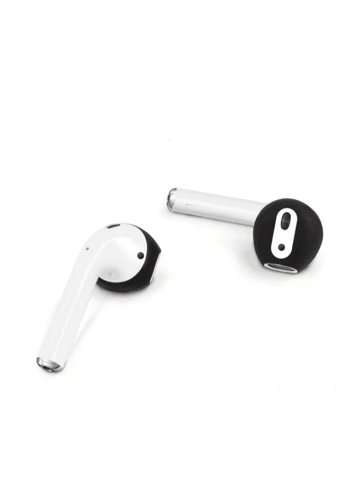 Generic 2 Pairs Replacement Ear Tips for Huawei Freebuds SE2/SE3 - Set of Silicone Eartips (Black&White)  - Image 3