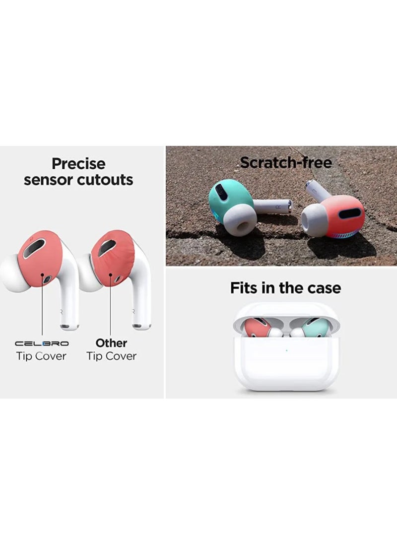 Generic 2 Pairs Replacement Ear Tips for Huawei Freebuds SE2/SE3 - Set of Silicone Eartips (Black&White)  - Image 4