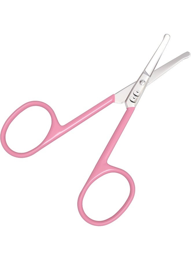 Coco's Closet Sax & Skara Round-Tipped Baby Nail Scissors + Storage Case - Image 1