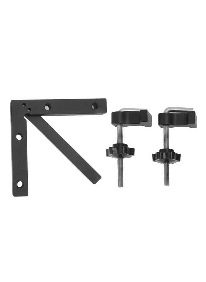 Thoraya Right Angle Line Gauge Aluminum Alloy 90 Degree Woodworking Center Finder Center Scribe Measuring Tool for Carpenter  - Image 1
