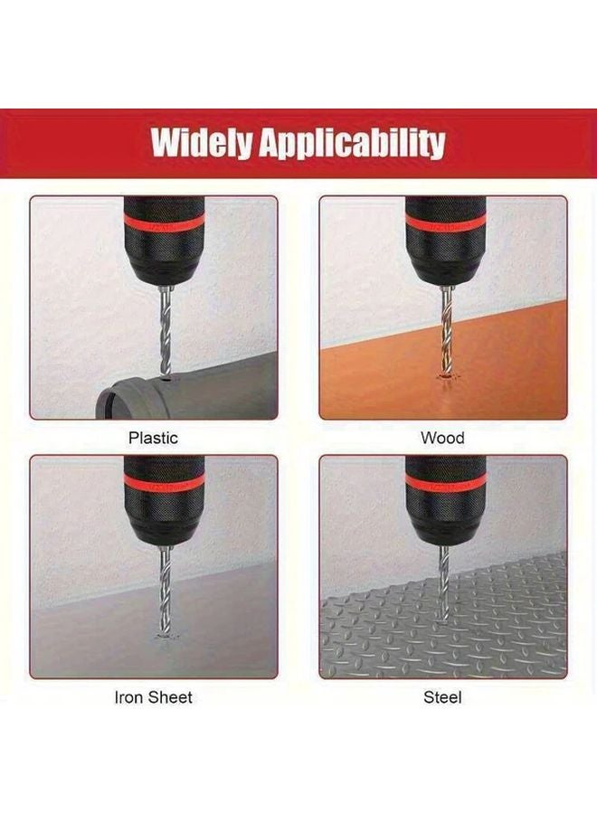 Black Keyless Drill Bit Adapter 1 2 20UNF 2 13mm Self Tightening Screw Hand Tool - Image 4