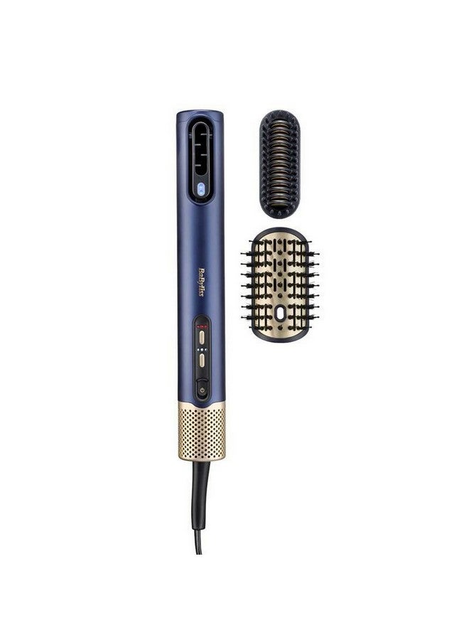BaByliss Dual Ionization Technology Air Wand 3-in-1 Hair Dryer Blue 8.1 x 8.1 x 26.4 cm BABAS6550E blue - Image 1