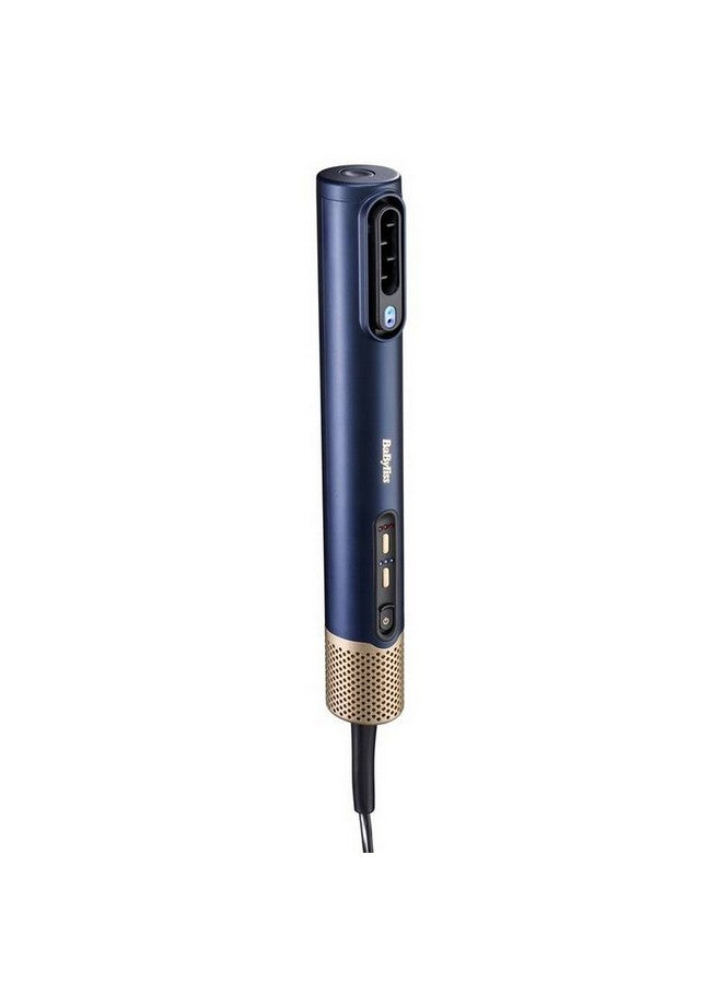 BaByliss Dual Ionization Technology Air Wand 3-in-1 Hair Dryer Blue 8.1 x 8.1 x 26.4 cm BABAS6550E blue - Image 2