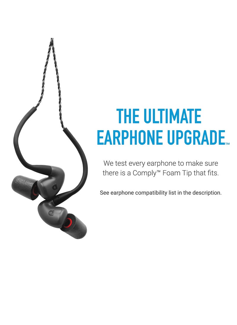 COMPLY Comply Foam Ear Tips Designed for NuForce, ISOtunes PRO, Q-Jays, Etymotic Research, Westone and Shure, Medium, 3 Pairs, Black, Earbud Replacement Tip, Made in the USA  - Image 3