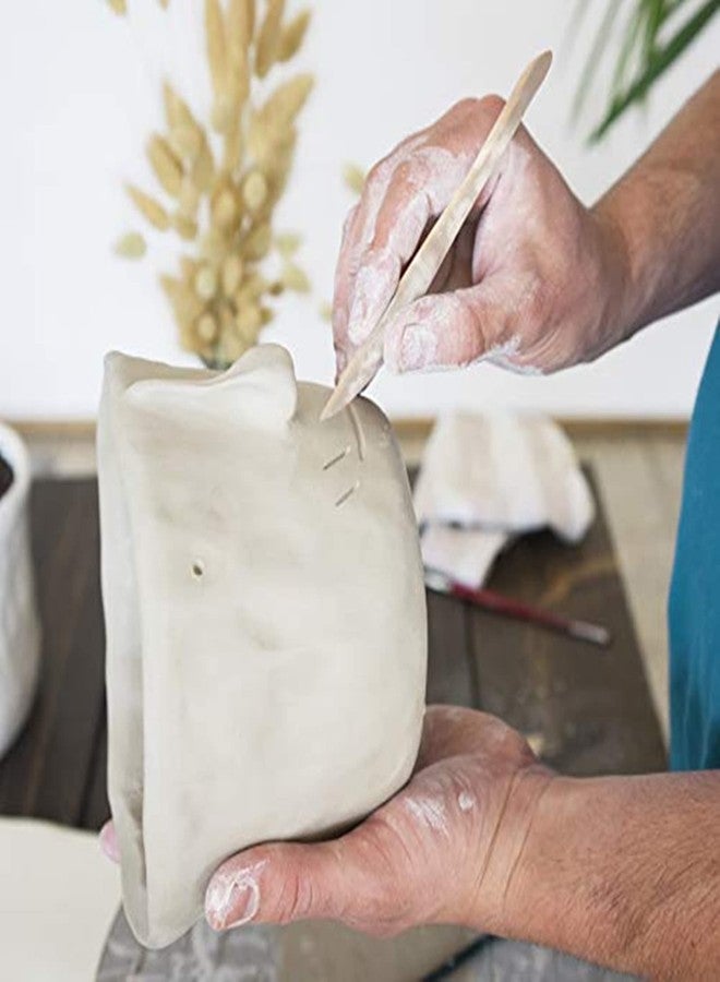 Zittop Polymer Clay Sculpting Tools Set - 5 Pcs Pottery Tool Kit - Ceramic Pottery & Clay Ribbon Wood Modeling Tools Kit (5 Pack) - Image 3