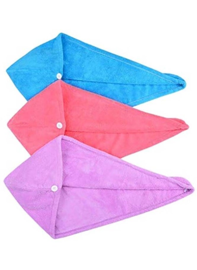 Microfiber Hair Drying Towel Pack Of 3 Multicolour 63x24cm - pzsku/Z31C31CC0CF2BB068B843Z/45/_/1709378905/56a5b0d1-000b-43b3-b776-39eb2fbadcec