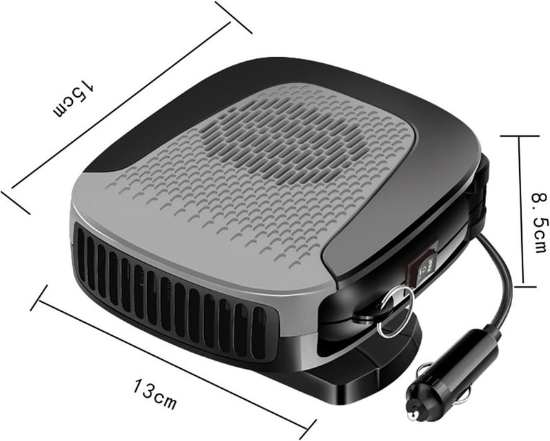 12V Car Heater Heating Fan 360° Rotation Automobile Interior Windshield Defroster Fast Heating for Vehicle - Image 5