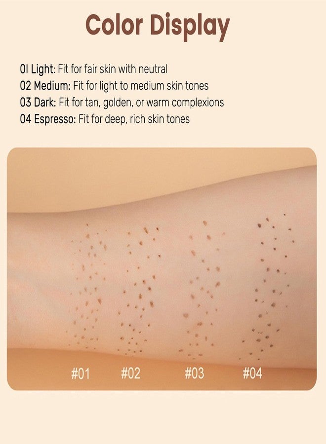 Liopif Freckle Pen, Natural Lifelike Fake Freckles Makeup Pen Stamp for Sunkissed Makeup,Magic Faux Freckle Stain Marker Long Lasting Quick Dry - (01LIGHT+02MEDIUM) - Image 5