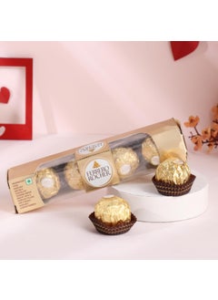Floweraura FlowerAura Love Combo of Single Red Rose With Pack of 4 Chocolate In Box For Birthday Anniversary Gift Valentines Day Rose Day Gift For Boyfriend GirlfriendWife Husband Same Day Delivery  - Image 5