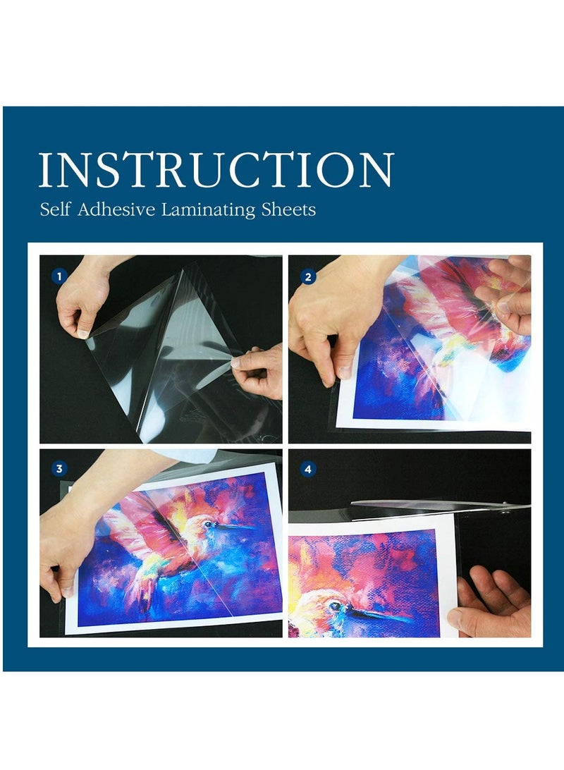 Generic Premium 100 pcs Laminating Sheets,100 Micron Laminating Pouches，Lamination Film (2 x 100 Micron), A4 Thermal Laminating Pouches, Glossy Finished with Ideal Rigidity for Everyday Use,( 303mm*216mm)  - Image 3