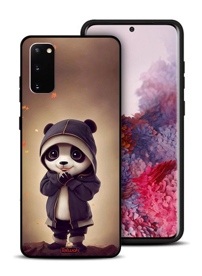 Tolwak Samsung Galaxy S20 4G Protective Case Cover Cute Little Panda - Image 1