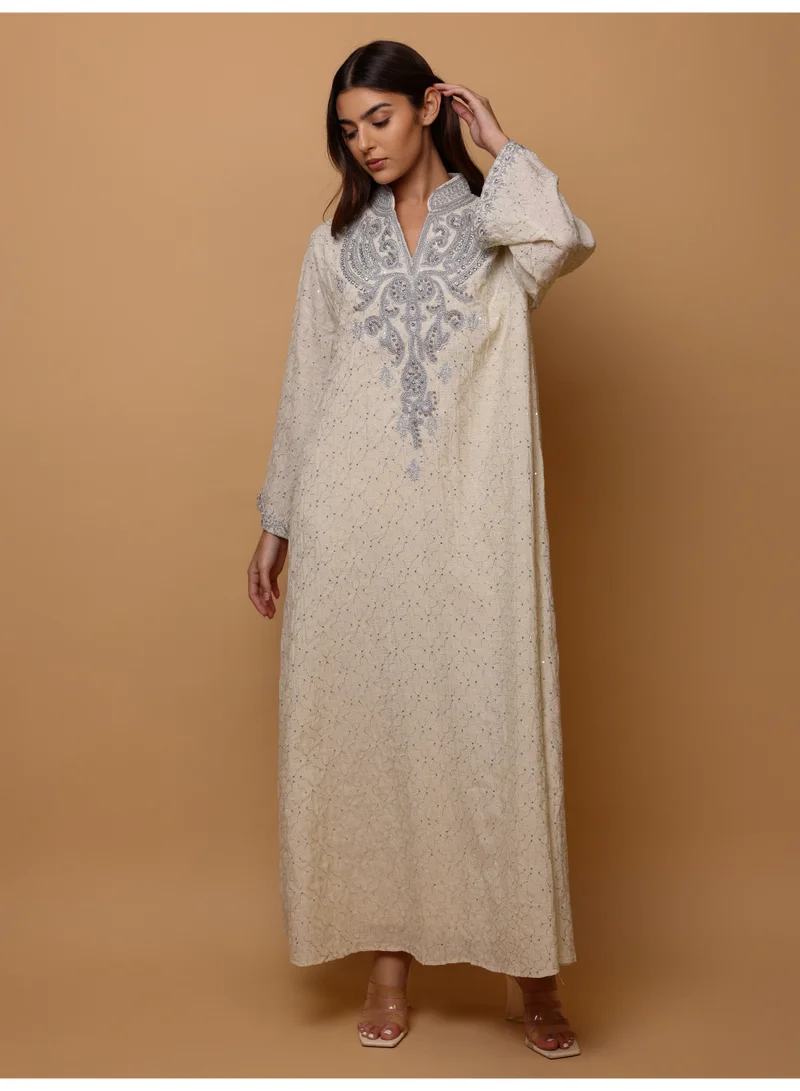 Ikkxa  Ikkxa Tharaa IK7003 Beige for Women | Best Price UAE
