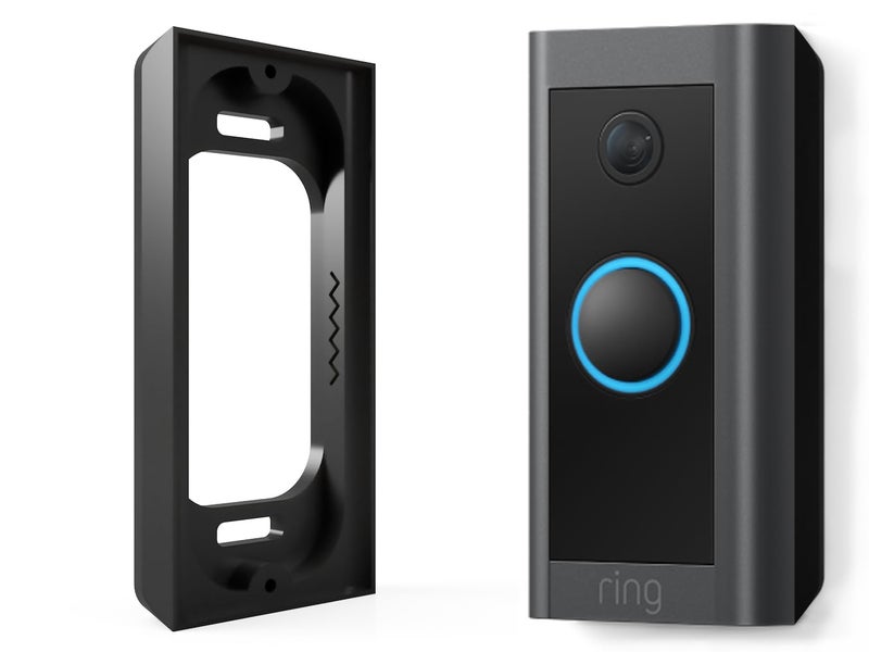 Hidden River Lab 0.5â€ Spacer for Ring Video Doorbell Wired (Model 5AT3T5) - Premium Ring doorbell Mount - Black - Image 1