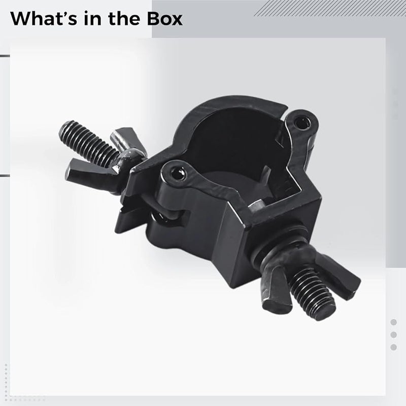 Aluminum Alloy Scaffold Clamp Swivel Coupler With Wing Nut For Round Pipe Rigging - Image 4