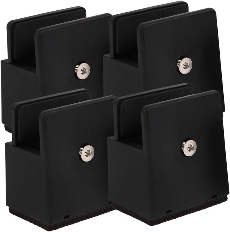 Angoily 4pcs Adjustable Bed Risers Table Leg Pads High Riser Blocks for Desk Legs - Image 1