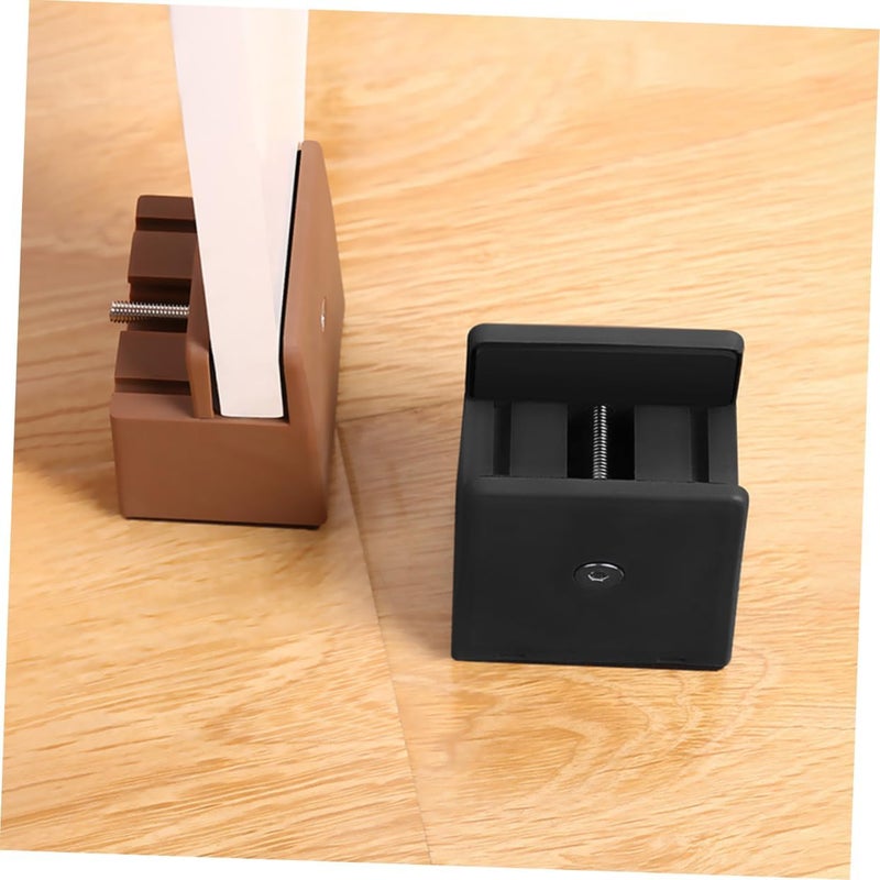 Angoily 4pcs Adjustable Bed Risers Table Leg Pads High Riser Blocks for Desk Legs - Image 3