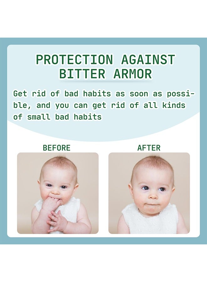 SOUTH MOON Nail Bitter Water - Stop Nail Biting Liquid, 100% Natural and Kids Safe Bitter Taste, Nail Biting No Bite Nail Polish for Stop Thumb Sucking, ​Day Night Care 10ML  - Image 3
