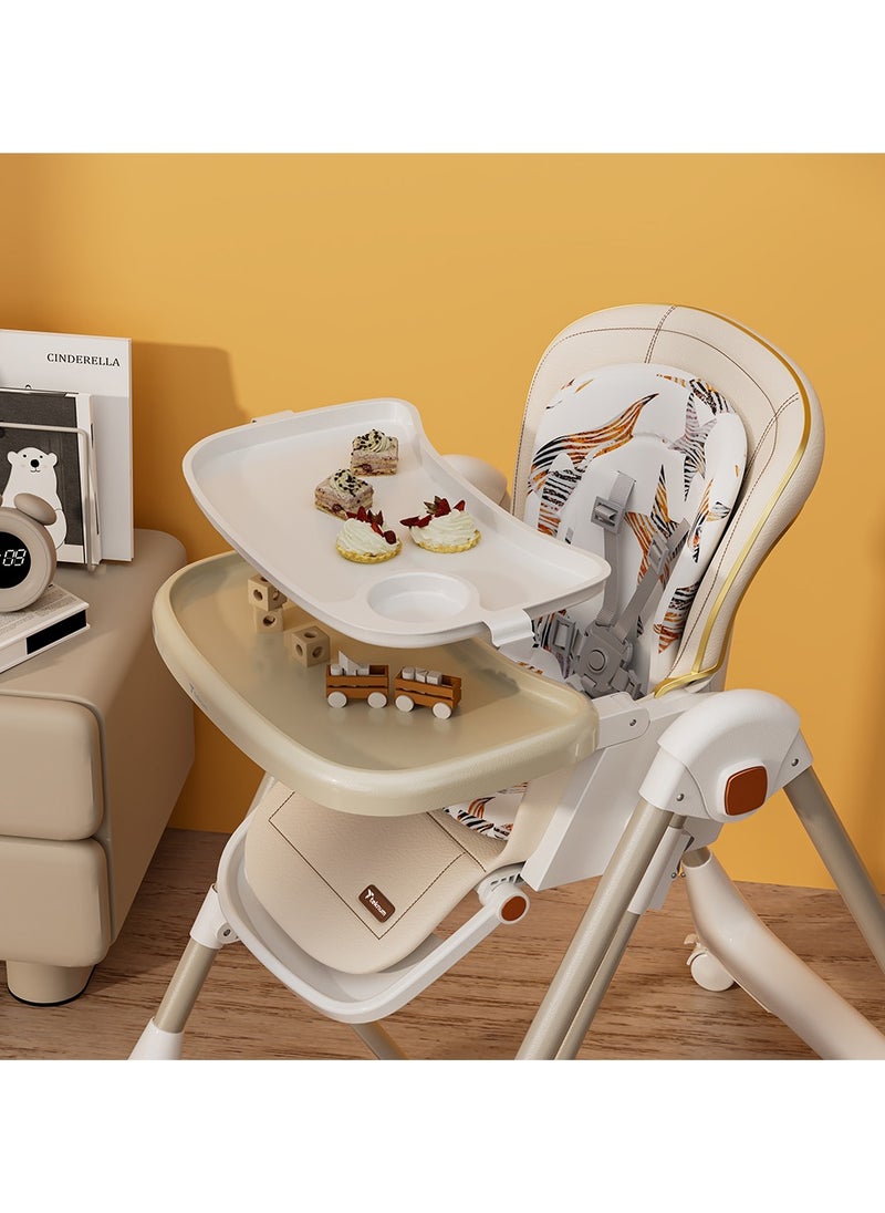 5-In-1 Swing With High Chair With Lockable Wheels - Ivory - pzsku/Z31C3C5A4781D2C15AC89Z/45/_/1717508044/083cfd2e-3bf9-4090-b061-27026a8b916a