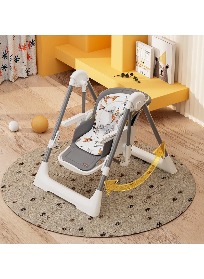 5-In-1 Swing With High Chair With Lockable Wheels - Ivory - pzsku/Z31C3C5A4781D2C15AC89Z/45/_/1717508065/10014311-a60c-478c-b09f-47d93d018abe