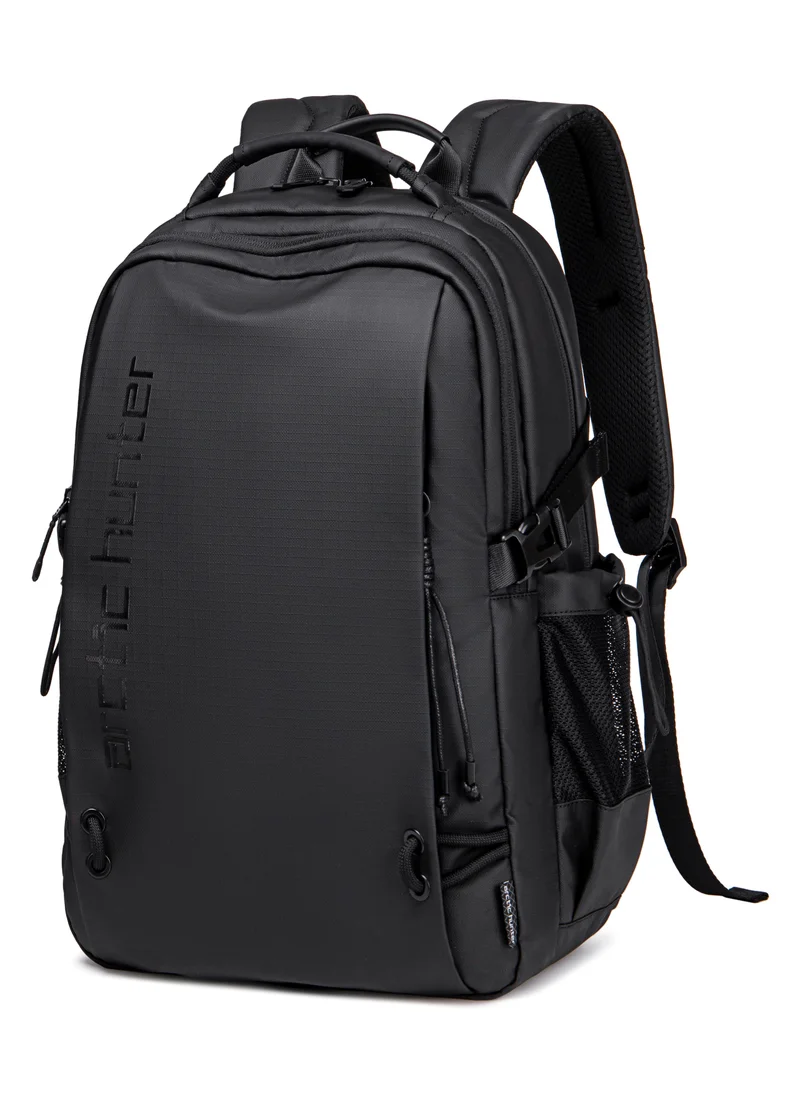 ARCTIC HUNTER Travel Backpack 15.6 Inch Laptop Backpack For Men Lightweight Water Resistant Business Travel Laptop Bag Computer Bag Purse for Commuting College For Men & Women B00530 Black