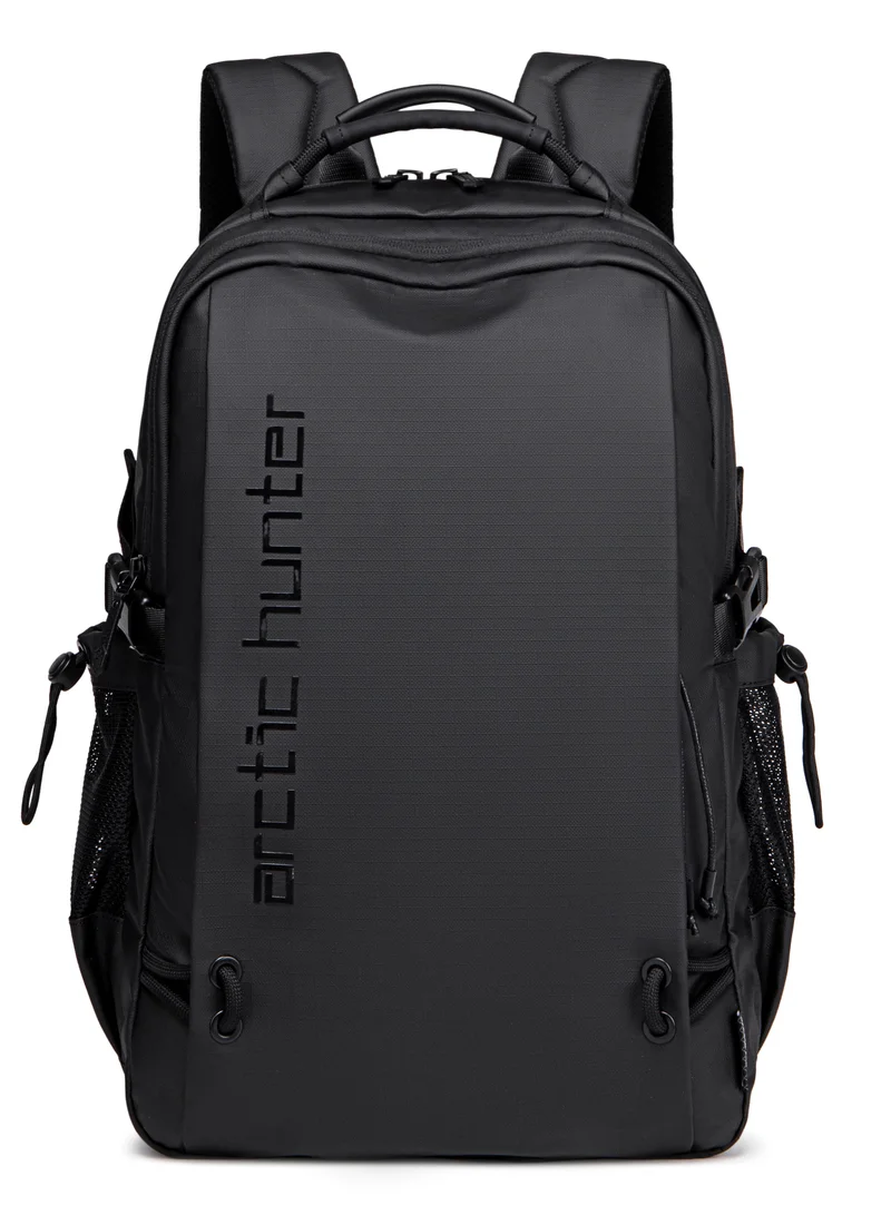 Arctic Hunter Black Light Weight Premium Shoulder Backpack 15.6 inch Water Resistant Laptop Daypack for Men and Women, B00530, Black  | Best Price UAE