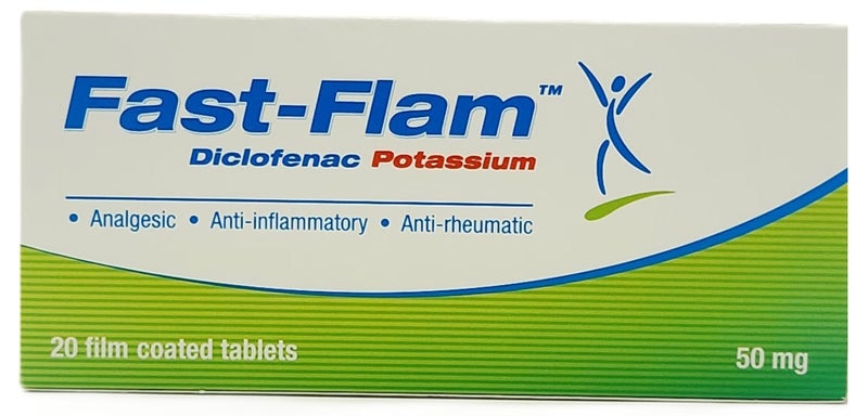 Fast-Flam 50Mg Film Coated Tablets 20'S - Image 1
