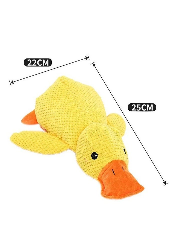 Goolsky Pet Plush Sleeping-Companion Duck – Teeth-Grinding Sound-Making Playmate for Dogs and Cats, Soft Stuffed Toy - Image 2