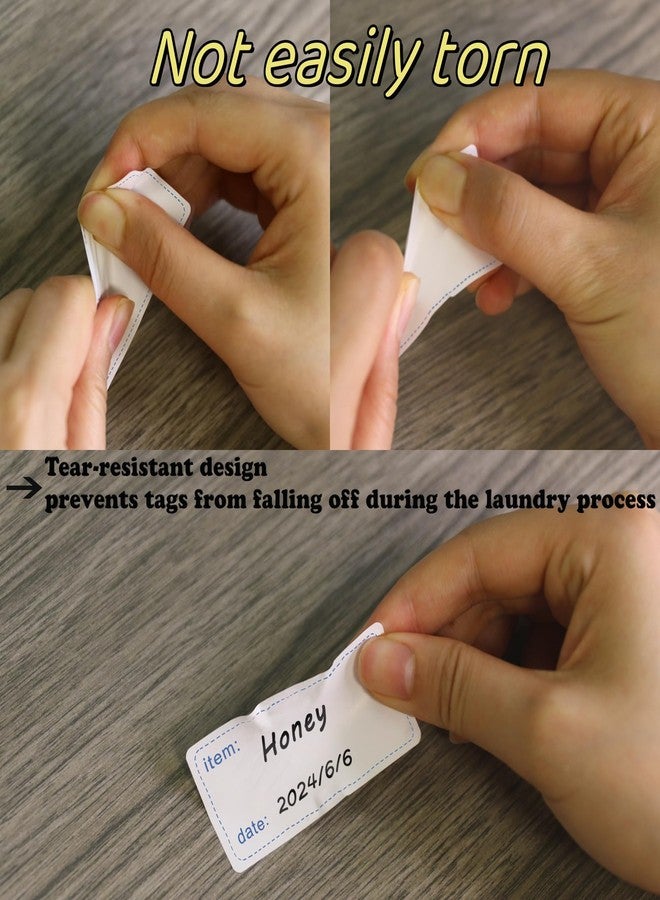 SMARTSON Premium Taffeta Washable Roll Fabric Paper for Laundry Tagging (25mm x 200 Meter) - Image 4