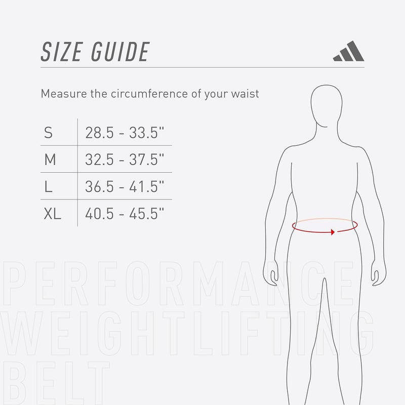 Adidas Performance Weightlifting Belt Durable Core Support for Heavy Lifting & Power Training - Image 4