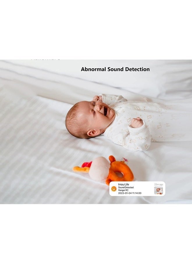 Generic - 5.0" Baby Monitor with Two-Way Talk, Night Vision, Temperature Display & Alarm, ECO Mode, 3000mAh Battery, Multi-Camera Expandable, Lullabies & Zoom Function - Image 1