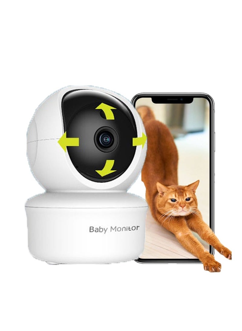 Generic - 5.0" Baby Monitor with Two-Way Talk, Night Vision, Temperature Display & Alarm, ECO Mode, 3000mAh Battery, Multi-Camera Expandable, Lullabies & Zoom Function - Image 1