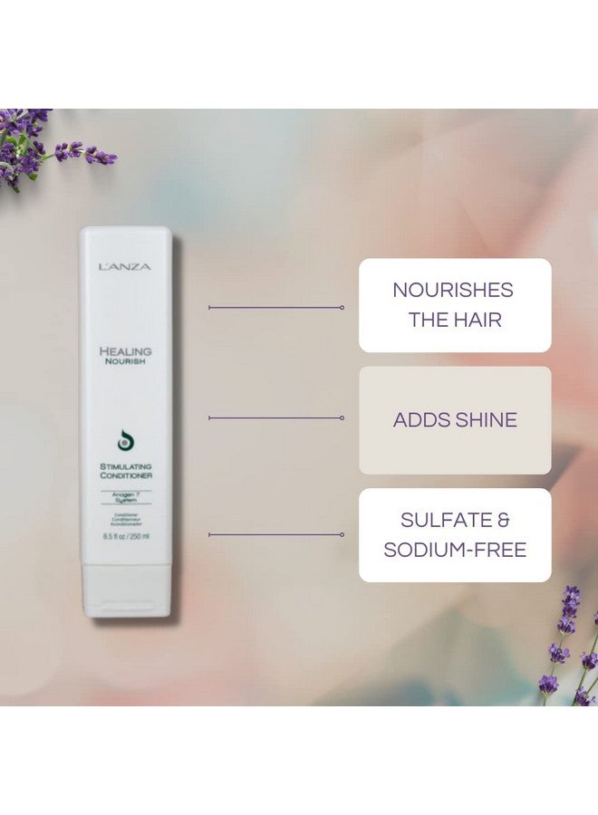 L'anza Healing Nourish Stimulating Conditioner Encourages Healthy Hair Growth While Eliminating Dead Skin Cells Sebum Residue & Dht For A Healthy And Fresh Hair And Scalp (8.5 Fl Oz) - Image 5
