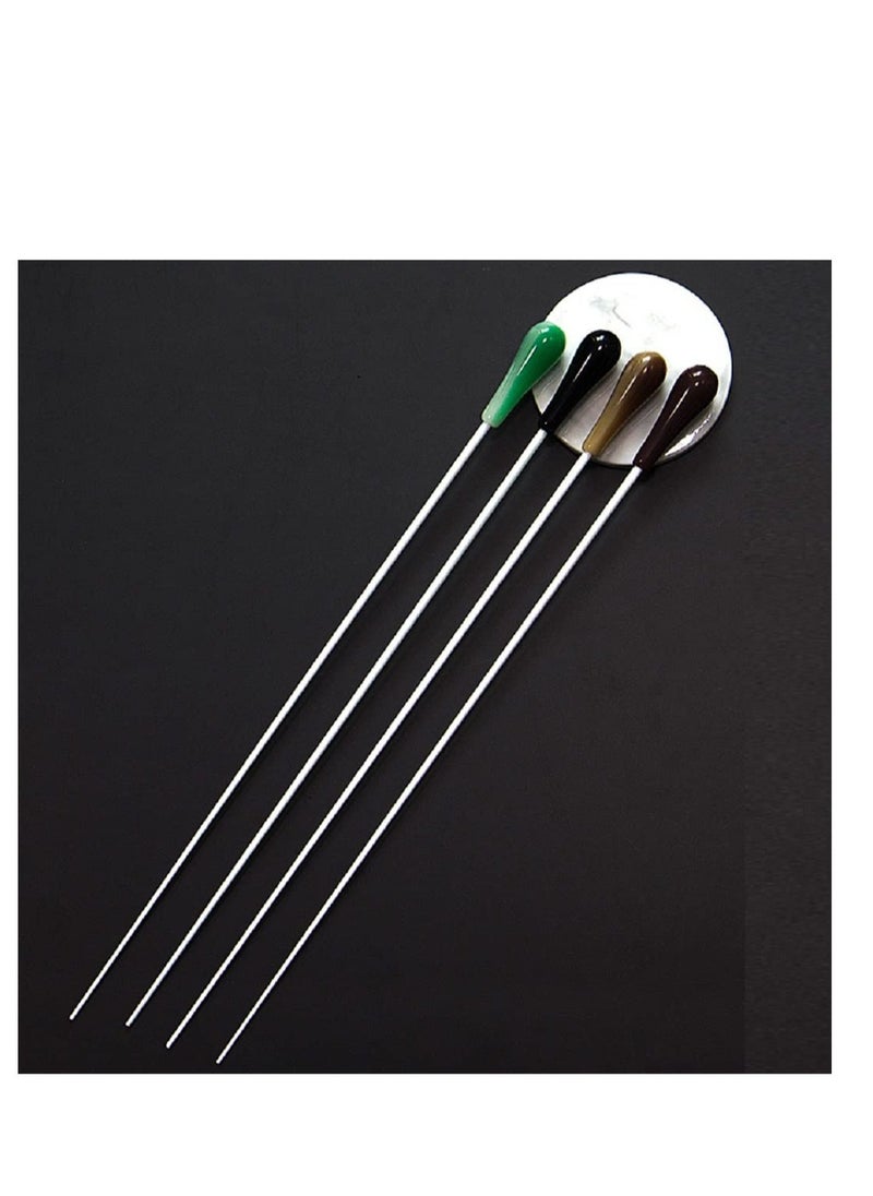 Telescopic Teachers Pointer, 4 Pcs Teachers Pointer Stick, Retractable Classroom Whiteboard Pointer, Extendable for Teachers, Guides, Coach Extend to 15.4"