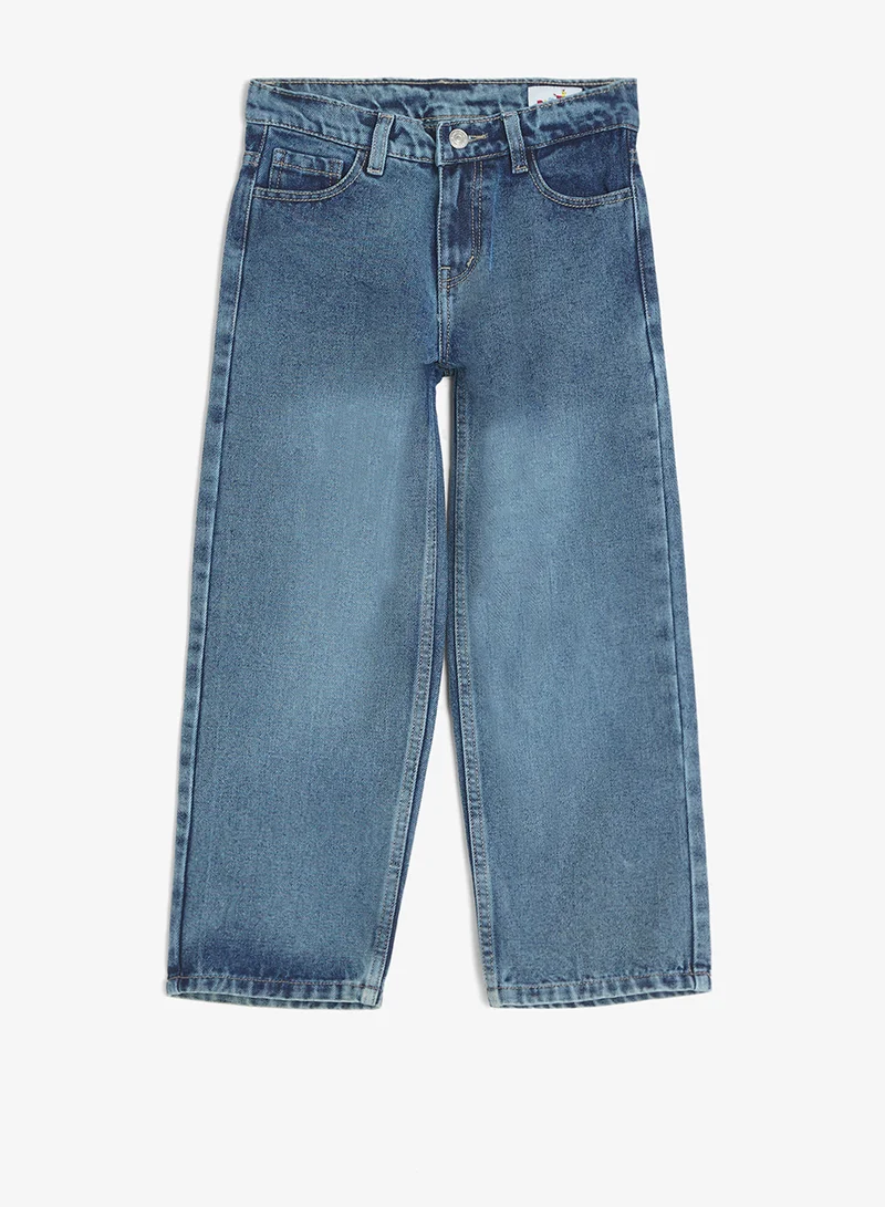 بنياتا جينز بقصة مستقيمة