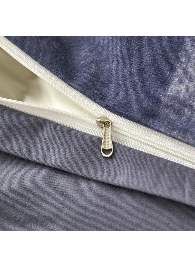 الأزرق جي دبليو 4 قطعة مجموعة 1.5 متر / 1.8 متر سرير مزدوج القطن لحاف مجموعة أدوات منزلية هدية عيد ميلاد - Image 4