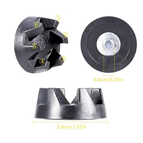 Cykemo Blender Drive Coupling 9704230 with Spanner Kit, Replacement Parts for KSB5WH4 KSB5 KSB3 Blenders Replaces WP9704230VP WP9704230 PS11746921 AP6013694 - Image 3