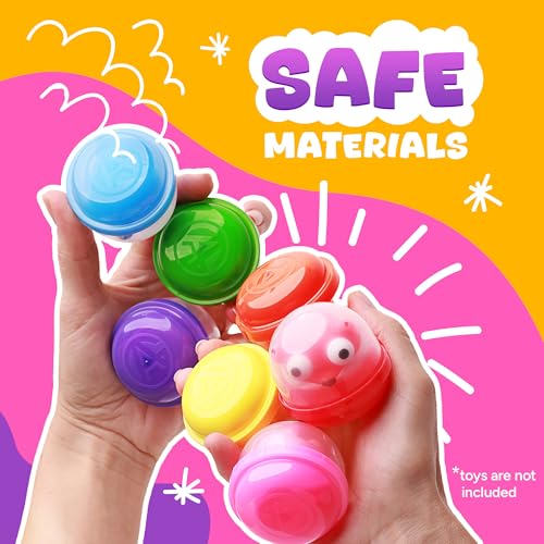 Entervending Capsule Vending Machine Translucent Acorn Capsules Empty 30 pcs 2 inch - Gumball Machine Capsules Bulk Party Favors Containers - Easter Basket Stuffers Gifts Pinata Stuffers DIY Craft Supplies - Image 3