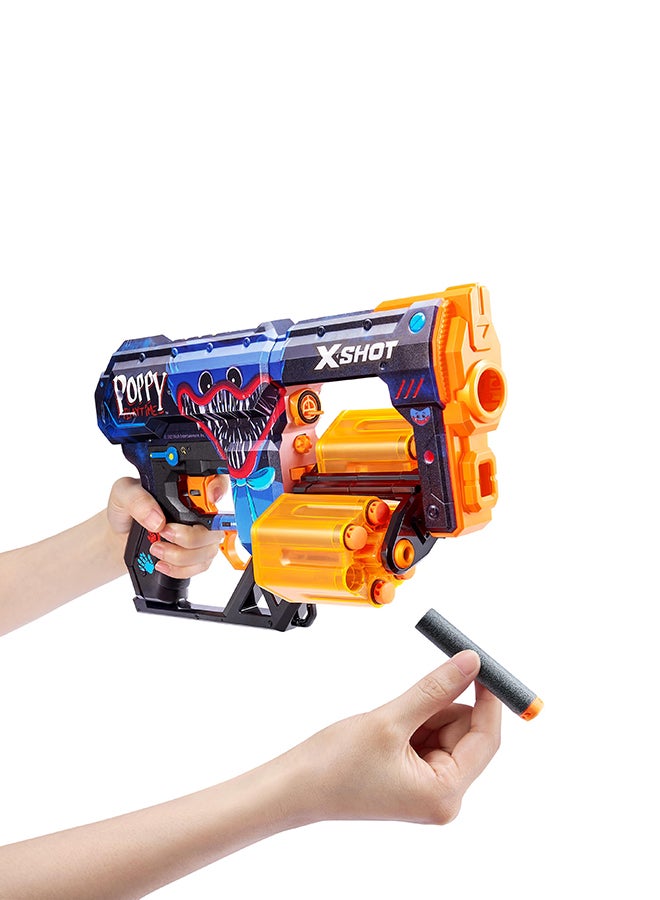 X-Shot Skins Flux 8-Dart Blaster – Poppy Playtime S1 Foam Dart Gun for Kids - Image 4