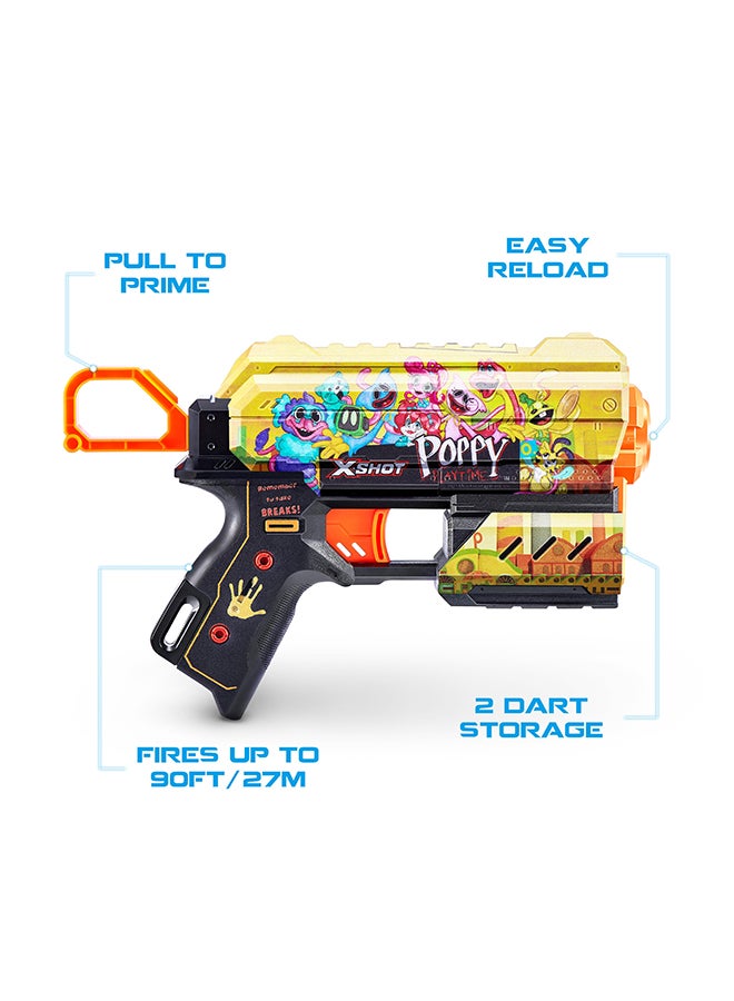 X-Shot Skins Flux 8-Dart Blaster – Poppy Playtime S1 Foam Dart Gun for Kids - Image 5
