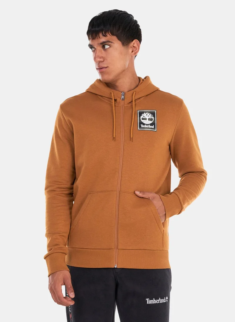 Timberland Men's Buffalo Plaid Full-Zip Hoodie