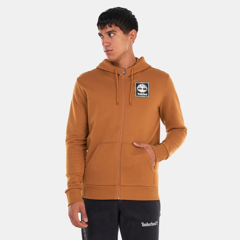 Timberland Men's Buffalo Plaid Full-Zip Hoodie