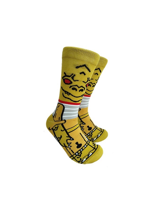 Cartoon Anime & Movie Crew Socks, Streetwear Style Trendy Skateboard Socks for Men & Women(5P) - Image 4