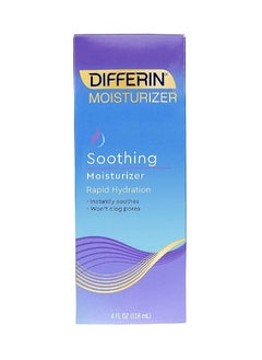 differin Differin Face Moisturizer by the makers of Differin Gel, Soothing Lotion for Face and Body, Gentle Skin Care for Acne Prone Sensitive Skin, 4 oz (Packaging May Vary)  - Image 1