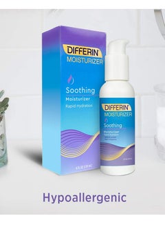 differin Differin Face Moisturizer by the makers of Differin Gel, Soothing Lotion for Face and Body, Gentle Skin Care for Acne Prone Sensitive Skin, 4 oz (Packaging May Vary)  - Image 2